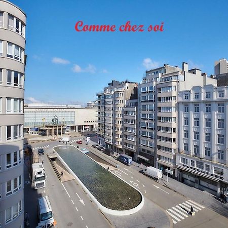 Lichtrijk En Comfortabel Hoekappartement Met Gratis Parking En Zeer Centraal Gelegen - Comme Chez Soi Остенде Экстерьер фото