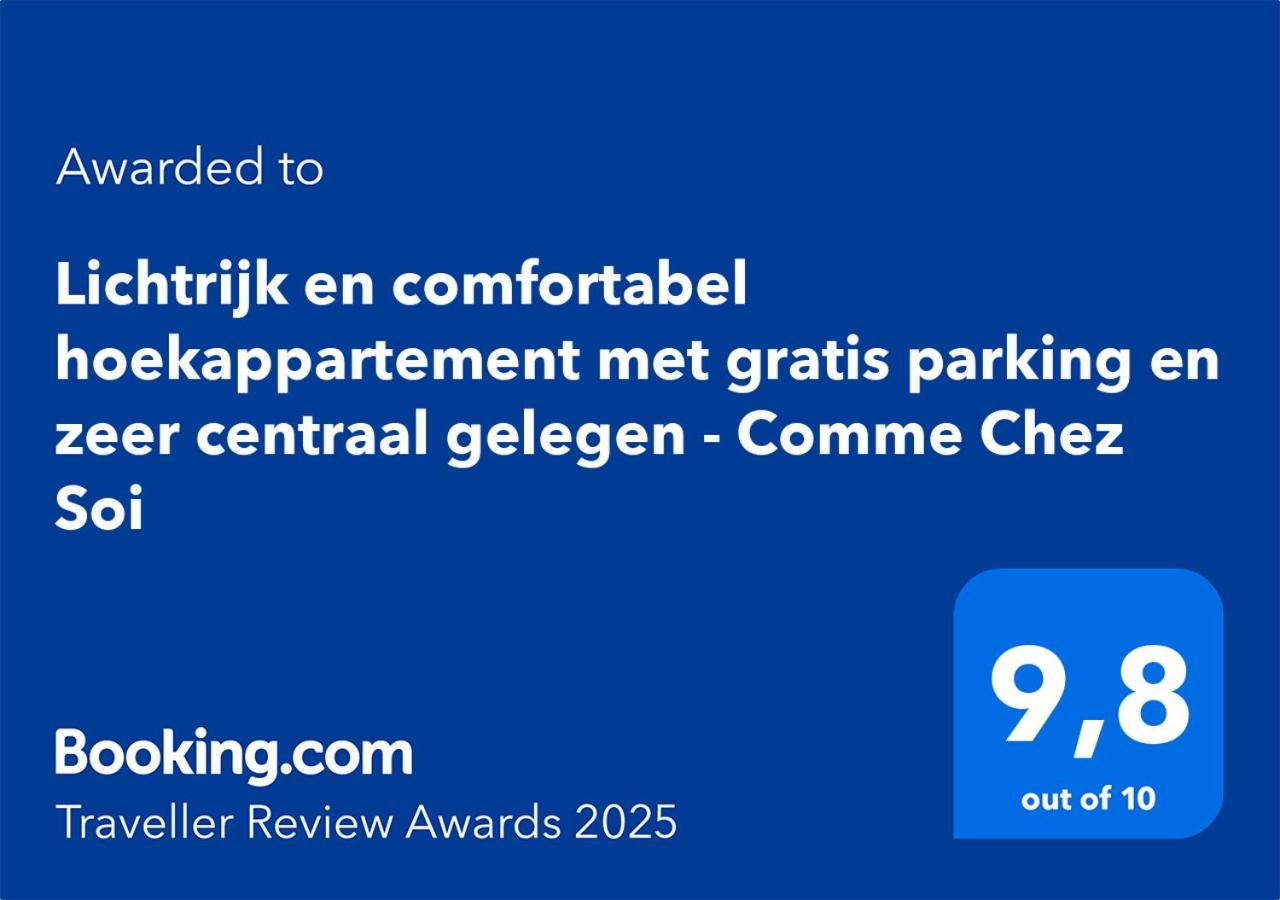 Lichtrijk En Comfortabel Hoekappartement Met Gratis Parking En Zeer Centraal Gelegen - Comme Chez Soi Остенде Экстерьер фото